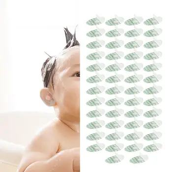 50Pcs водоустойчив бебе ухо стикери меки лепило ушите протектор капаци за душ къпане плуване малки деца