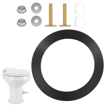 RV Комплект тоалетни уплътнения RV Комбиниран комплект за уплътнение за тоалетна Leak-Proof RV Тоалетна Flush Seal за RV и ремарке тоалетни