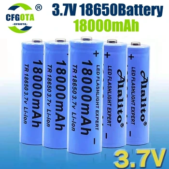 18650 горелка за литиева батерия 100% чисто нова 18650 акумулаторна батерия горелка + зарядно устройство 3,7 V 18000 Mah