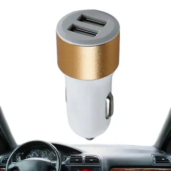 Зарядно за кола USB C 12-24V Универсален адаптер за зареждане на автомобил с двойни портове Стабилен адаптер за USB гнездо за кола Удобен запалка USB C кола