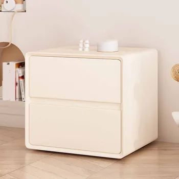 Double Draw нощни шкафчета спалня модерен минималистичен с снизходителност Mesa съхранение скрита дръжка нощно шкафче мебели