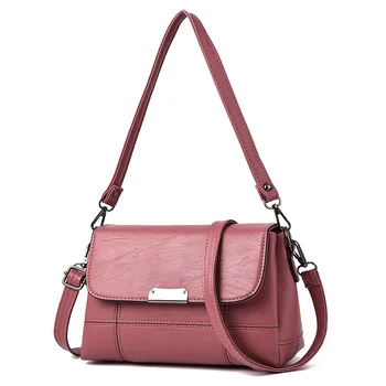 Crossbody чанта, дамска чанта, малка чанта, 2023, нова лятна мека кожа, едно рамо на майката на жените на средна възраст, голям капацитет
