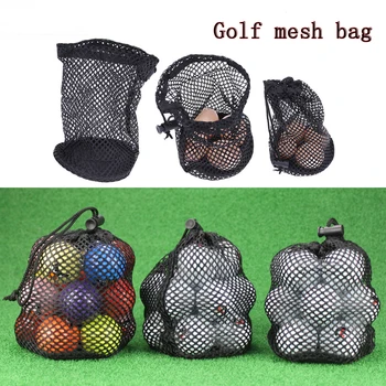 Чанта за носене Найлон 16/32/56 Топка Спортна мрежа Net шнур торбичка Голф Mesh чанта Голф топка чанти Golf Storege чанта