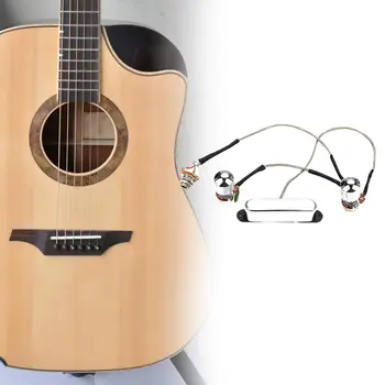 китара пикап врат мост пикап с копчета Аксесоари Единична намотка резервни части Музикални инструменти Аксесоари за китара