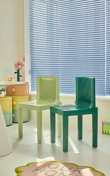 Креативен ресторант маса столове за хранене, Nordic дома отдих издълбани облегалка столове, минималистичен дизайн, и столове за хранене