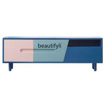Nordic TV кабинет хол шкафче творчески персонализирани модни цвят съвпадение модел стая шкаф за съхранение