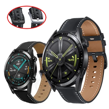 20mm 22mm часовник лента за Huawei Watch GT 3 42mm 46mm каишка кожена гривна за Huawei GT 2 Pro / бегач / 2E / GT 3 Pro 43m / / SE колан
