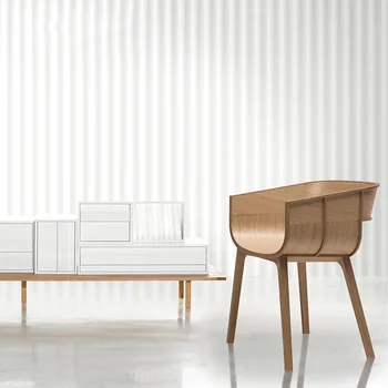 Европейски модерен прост удобен стол за хранене кърпа отдих стол изкуство дизайнер облегалка фотьойл