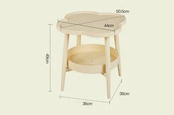 Nordic creative cloud масичка за кафе, домашен балкон, небрежна малка маса, крем вятърно съхранение, диван странична маса