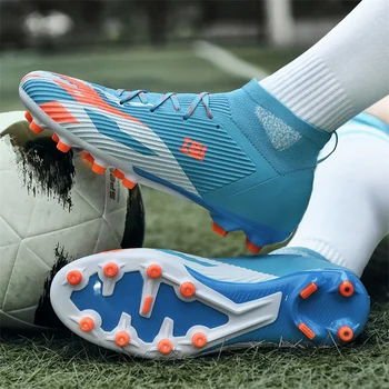 Качествени футболни обувки Cleats C.Ronaldo трайни футболни ботуши леки удобни футзални маратонки на едро Chuteira Society