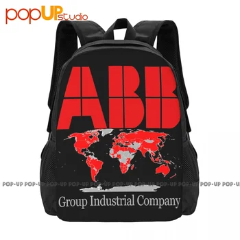 Abb Group Industrial Company 01 Раница голям капацитет реколта изкуство печат пазарска чанта многофункционален
