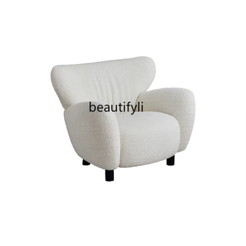 русалка дизайнер диван скандинавски стил реколта бук спалня хол отдих стол едноместен диван стол диван