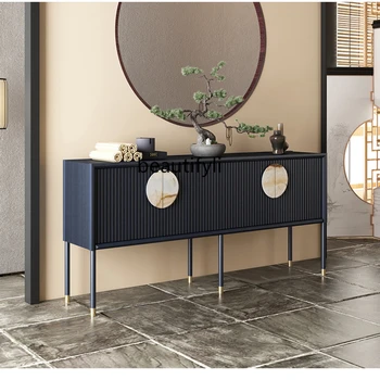 Zen Входен шкаф Нов китайски стил лоби Curio кабинет модерен светлина луксозен шкаф