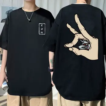 Аниме резачка Man T Shirt Tops Мъже Жени Манга Harajuku Извънгабаритни тениска Hayakawa Aki Fox Devil Kon Двустранен печат тениска
