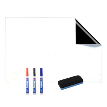 Whiteboard Replacement Accessories Foil 60X40 cm Магнитно, самозалепващо магнитно фолио бяло Включва маркер за бяла дъска