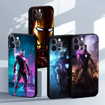 Marvel Iron Man Infinity War силиконов калъф за Apple iPhone 13 12 11 Pro Max 7 8 12Mini XS XR X 5 5S SE 6 6S Plus капак за телефон