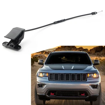  Автомобилен преден капак на двигателя Lock Latch Bonnet Release Cable Wire 68143167AB За Jeep Cherokee 2014 2015 2016 2017 2018
