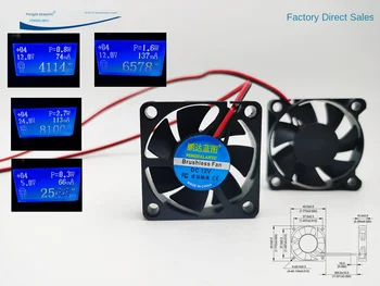 New Pengda Blueprint 4510 4.5cm DC безчетков 24v12v5v Mute High-Turn охлаждащ вентилатор