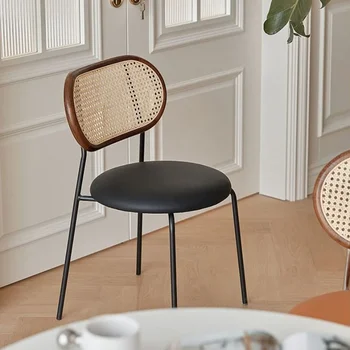 Козметични домакински столове за хранене Модерен минималистичен дизайн Италиански столове за хранене Облегалка Кухненски мебели Silla Comedor QF50DC