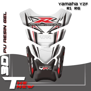 Hot продават мотоциклет стикери резервоар за гориво стикер рибена кост защитни ваденки 3D резервоар подложка за Yamaha YZF R1 R6