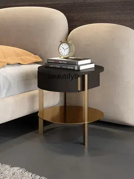 Nordic нощно шкафче елегантен дизайн спалня съхранение минималистичен нощно шкафче