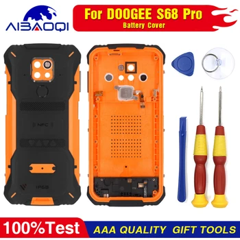 Защитен заден капак + високоговорител + пръстов отпечатък + MIC + захранващ кабел + приемник за Doogee S68 Pro батерия случай перфектни части