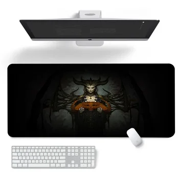 Diablo 4 подложка за мишка подложки Xxl подложка за мишка аниме маса мат компютър и офис клавиатура игри Playmat Deskpad геймър кабинет