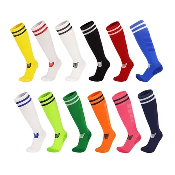 Мъжки футболни чорапи Дишаща дебела висококачествена кърпа отдолу Дамски чорапи Футболно обучение Колоездене Детски спортни чорапи