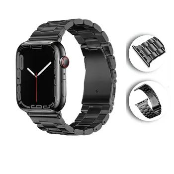 Метална каишка За Apple часовник Ultra 49mm 8 7 45mm 41mm неръждаема стомана смарт часовник маншет За iwatch 6 5 4 3 SE 44mm 42mm 40mm