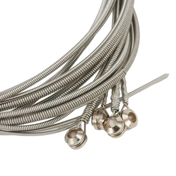 Трайно практично качество замества басовите струни Въглеродна стомана ядро подарък замяна сребърни резервни части стоманен кабел