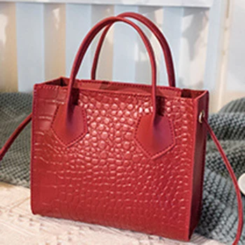 2024 Нови жени текстура модел чанти мода реколта плътен цвят рамо чанта голям капацитет женски мъкна
