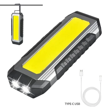 Pocketman COB LED работна светлина USB аварийна светлина факел автоматична поддръжка светлина фенерче с магнит кука работна лампа супер ярка