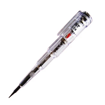  Водоустойчив индуциран електрически тестер Pen Screwdriver Probe Light Voltage Tester Detector AC / DC 70-250V Тест писалка волтметър