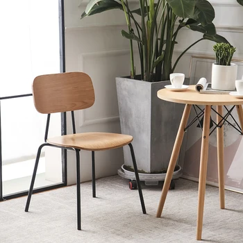 Кухненски столове за хранене на открито Офис Модерни ергономични скандинавски столове за хранене Дизайн на характеристиките Sillas Comedor Мебели за дома SR50DC