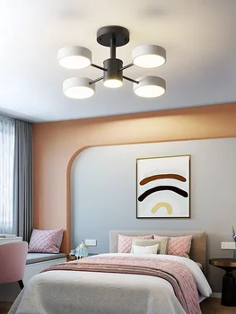 Bedroom полилей модерен минималистичен и великолепен проучване майстор спалня стая таван лампа висок клас скандинавски лампи