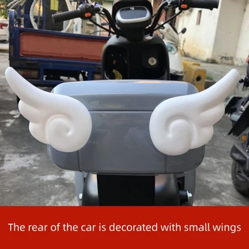 Мотоциклет стикер Задни малки крила 3D декоративен стикер каска тялото модификация стикер мотоциклет аксесоари