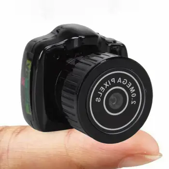 Малка мини камера видео аудио рекордер уеб камера Y2000 видеокамера малък DV DVR сигурност тайна бавачка кола спорт микро камера с микрофон