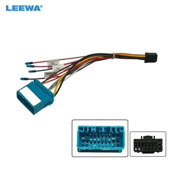 LEEWA кола 16pin аудио окабеляване кабел кабел за MG 10-17 следпродажбено стерео Raio инсталация тел адаптер #CA7199