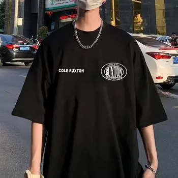 Рап поп певец J Cole Buxton T Shirt 90's Vintage Style Letters Print T -shirt Мъже Дамски свободни тениски с къс ръкав Улично облекло