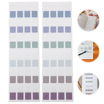 40 листа книги индекс стикер етикет маркиране хартия студенти използват цвят флуоресцентни bookmark домашния любимец