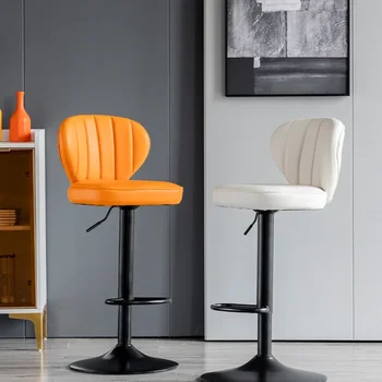 Модерни скандинавски столове за хранене Кухненски мебели Тоалетна грим Високи столове Кухненски столове за хранене Възглавница за гръб Cadeiras стол SY50DC