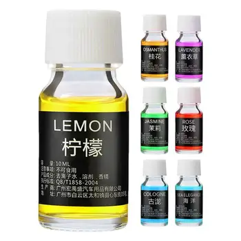 10ml парфюм за кола попълване течност Освежител за въздух Натурално растително етерично масло Auto Aroma Diffuser Light Fragrance Oil