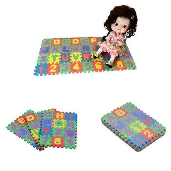 Мини EVA подова постелка Барбита&BJD кукла играчки аксесоари миниатюрни елементи, подходящи за 1:12 кукла къща спалня орнаменти