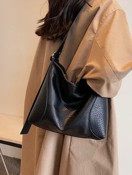 Есен/Зима Ретро нишови дизайнерски чанти 2023 Нови дамски чанти Популярни чанти за съобщения Модни чанти за кофи