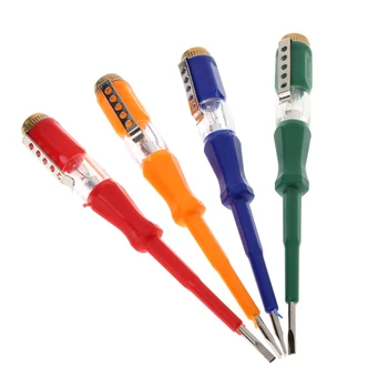 X37E Цветна тестова писалка Преносима плоска отвертка Електрически инструмент Utility Light Device