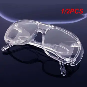 1/2PCS Мотоциклетни очила Спортни очила на открито Мотоциклетно предно стъкло Пясъчен прах Ски очила Прозрачни предпазни очила Moto