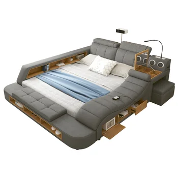 технология плат легло майстор спалня татами легло двойно 1.8 модерен минималистичен многофункционален проектор съхранение сватбено легло