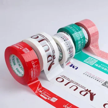 Персонализиран продуктПерсонализирани печатни пластмасови опаковъчни ленти с лого опаковъчна лента за доставка