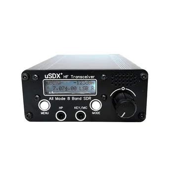 3-5W USDX+ SDR приемо-предавател All Mode 8 Band HF Ham Radio QRP CW приемо-предавател 80M / 60M / 40M / 30M / 20M / 17M / 15M / 10M EU Plug