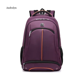 Fashion 17'''Голям капацитет бизнес лаптоп чанта против пръски найлон шевни линия високо качество раница за мъже и жени
